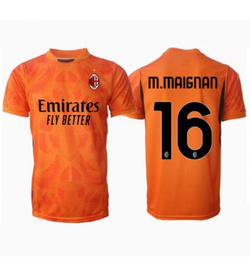 AC Milan Mike Maignan #16 Målvakt Bortatröja 2024-25 Kortärmad